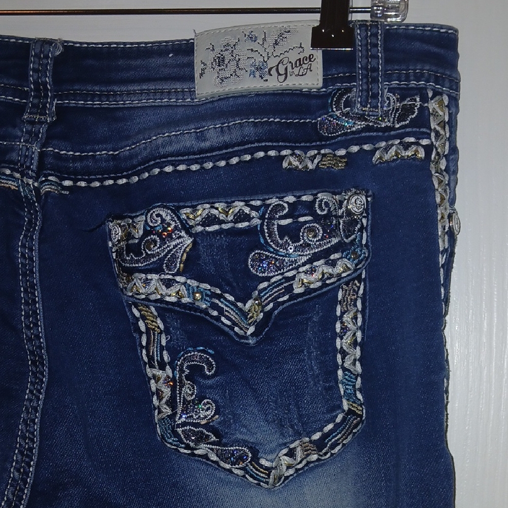 Grace LA  Blue Jeans - Picture 7 of 13